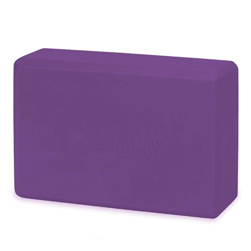 Kostka do jogi z pianki Gaiam Essentials 63517 - fioletowa