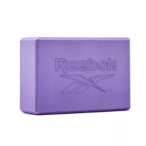 Kostka do jogi z pianki Reebok RAYG-10025PL fioletowa Kostka do jogi z pianki Reebok RAYG-10025PL fioletowa