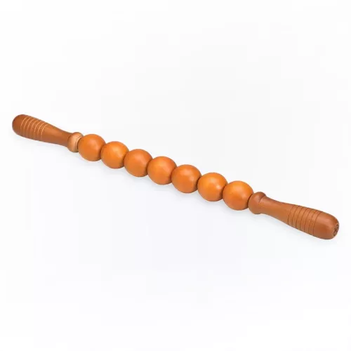 Masażer drewniany do ciała z ruchomymi wypustkami Gaiam 62258