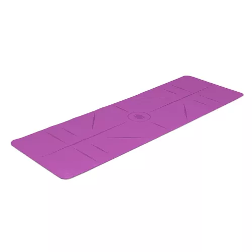 Mata do ćwiczeń z paskiem TPE Sapphire SG-1128 6 mm - fioletowa