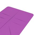 Mata do ćwiczeń z paskiem TPE Sapphire SG-1128 6 mm - fioletowa