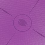 Mata do ćwiczeń z paskiem TPE Sapphire SG-1128 6 mm - fioletowa