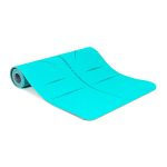Mata do ćwiczeń z paskiem Sapphire TPE SG-1128 6 mm - miętowa