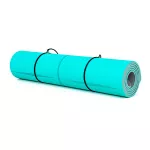 Mata do ćwiczeń z paskiem TPE Sapphire SG-1128 6 mm - miętowa