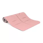 Mata do ćwiczeń z paskiem TPE Sapphire SG-1128 6 mm - różowa