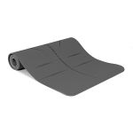 Mata do ćwiczeń z paskiem TPE Sapphire SG-1128 6 mm - szara