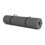 Mata do ćwiczeń z paskiem TPE Sapphire SG-1128 6 mm - szara