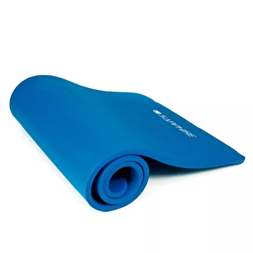 Mata do ćwiczeń Sapphire SG-150 15 mm z pokrowcem - niebieska