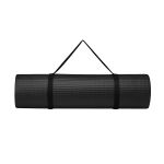 Mata do fitnessu z paskiem Gaiam  63319 10 mm czarna