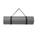 Mata do fitnessu z paskiem Gaiam 63321 10 mm szara