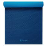 Mata do jogi Gaiam  dwustronna Navy & Blue 61698  6 mm 