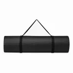 Mata do jogi Gaiam Essentials z paskiem czarna 6 mm 63312