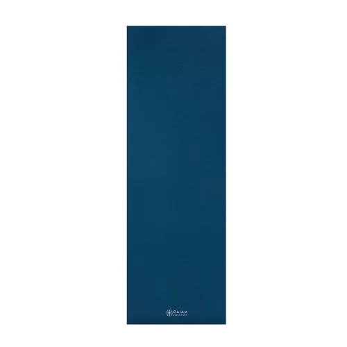 Mata do jogi Gaiam Essentials Navy z paskiem 63314 6 mm