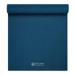 Mata do jogi Gaiam Essentials Navy z paskiem 63314 6 mm