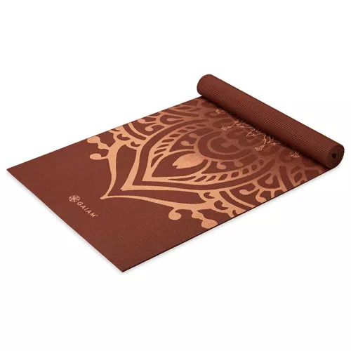 Mata do jogi Gaiam Intense Rust Sundial Layers 65738 5 mm