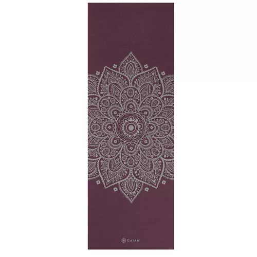 Mata do jogi Gaiam Midnight Plum Sundial Flower 65734 5 mm