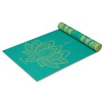 Mata do jogi dwustronna Turquoise Lotus Gaiam 62344 6 mm