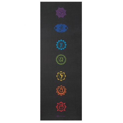 Mata do jogi premium Gaiam Black Chakra 6 mm 62610