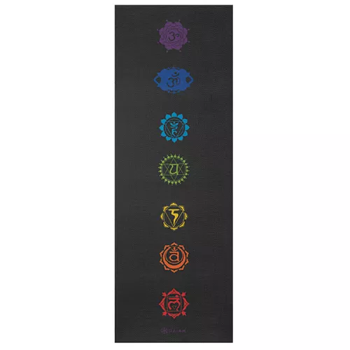Mata do jogi premium Gaiam Black Chakra 6 mm 62610