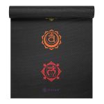 Mata do jogi premium Gaiam Black Chakra 6 mm 62610