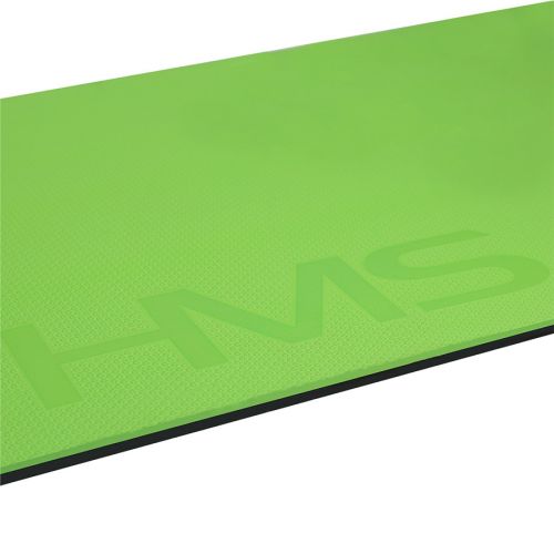Mata fitness klubowa z otworami HMS Premium MFK03 - czarno-zielona