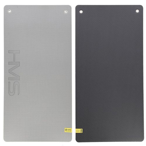 Mata fitness klubowa z otworami HMS Premium MFK07 - szaro-czarna