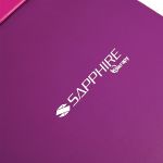 Mata gimnastyczna - materac Sapphire SH-110 - różowo-fioletowa