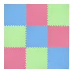 Mata puzzle pod sprzęt One Fitness MP10 10 mm 9 elementów - zielono-niebiesko-czerwona Mata puzzle pod sprzęt One Fitness MP10 10 mm 9 elementów - zielono-niebiesko-czerwona