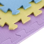 Mata puzzle pod sprzęt One Fitness MP10 10 mm 9 elementów - żółto-niebiesko-fioletowa Mata puzzle pod sprzęt One Fitness MP10 10 mm 9 elementów - żółto-niebiesko-fioletowa