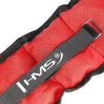 Obciążniki na ręce i nogi HMS OB02 2 x 0,7 kg - czerwone Obciążniki na ręce i nogi HMS OB02 2 x 0,7 kg - czerwone