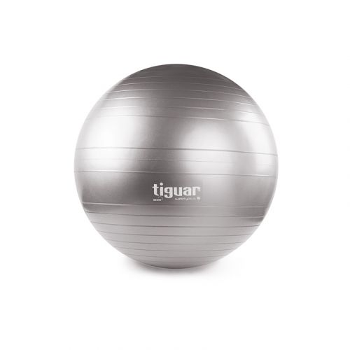 Piłka body ball safety plus 65 cm Tiguar - szara