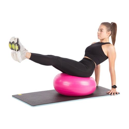 Piłka gimnastyczna donut HMS YD04 - różowa Piłka gimnastyczna donut HMS YD04 - różowa