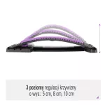 Przyrząd do rozciągania pleców HMS PRP01 - fioletowy