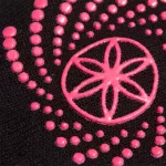 Rękawiczki antypoślizgowe Gaiam 57125 - czarno-różowe Rękawiczki antypoślizgowe Gaiam 57125 - czarno-różowe
