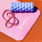 Roller fitness HMS FS107 31,5 cm - niebieski