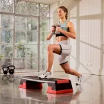 Step fitness Reebok RAP-11150RD regulowany - czarno-czerwony Step fitness Reebok RAP-11150RD regulowany - czarno-czerwony