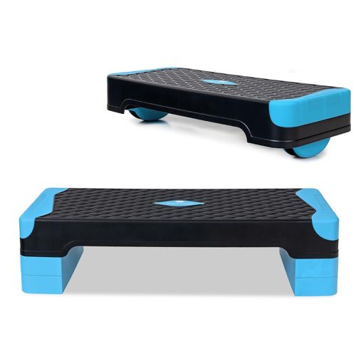 Step fitness trzystopniowy balansujący 2w1 Sapphire SG-058 - niebieski