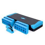 Step fitness trzystopniowy balansujący 2w1 Sapphire SG-058 - niebieski