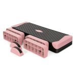 Step fitness trzystopniowy balansujący 2w1 Sapphire SG-058 - różowy