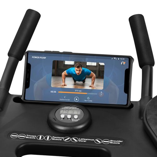 Wielofunkcyjna deska do ćwiczeń mięśni brzucha i pompek 3w1 HMS DBP02