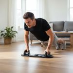 Wielofunkcyjna deska do ćwiczeń mięśni brzucha i pompek 3w1 HMS DBP02 Wielofunkcyjna deska do ćwiczeń mięśni brzucha i pompek 3w1 HMS DBP02