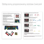Wielofunkcyjna deska do pompek HMS PU10 - czerwona