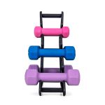 Zestaw hantelek fitness na stojaku Sapphire SG-210 6 kg