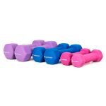 Zestaw hantelek fitness na stojaku Sapphire SG-210 6 kg