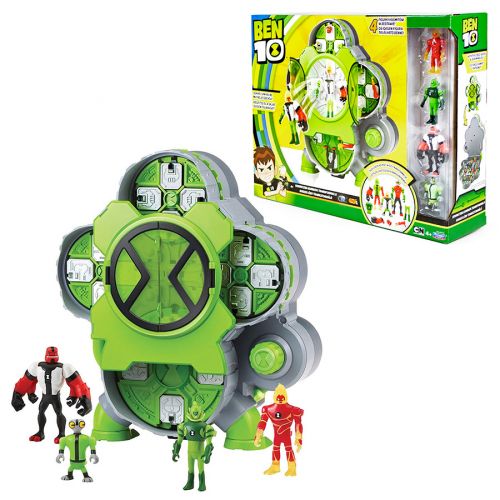 Ben 10 - Kosmiczna Komnata Transformacji z 4 figurkami PBT77711