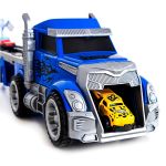 Ciężarówka-tor z autkami Sapphire Kids SK-116 - niebieska