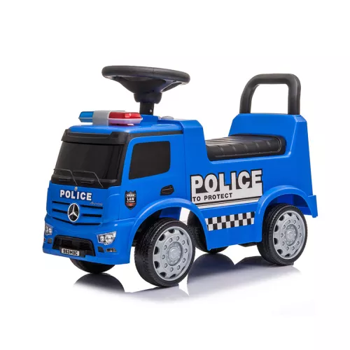 Jeździk pchacz dla dziecka Mercedes Antos Policja - niebieski Jeździk pchacz dla dziecka Mercedes Antos Policja - niebieski