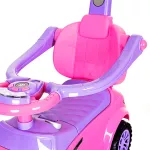 Jeździk pchacz Sport Car 614W z uchwytem - różowy