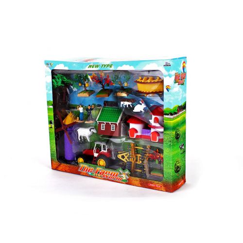 Zestaw zabawek FARMA,  zwierzęta domowe, gospodarstwo, traktor z kategorii Zabawki dla dziewczynek, marka Teddy Toys 