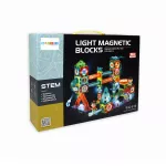 Klocki magnetyczne świecące w ciemności Sapphire Kids SK-54